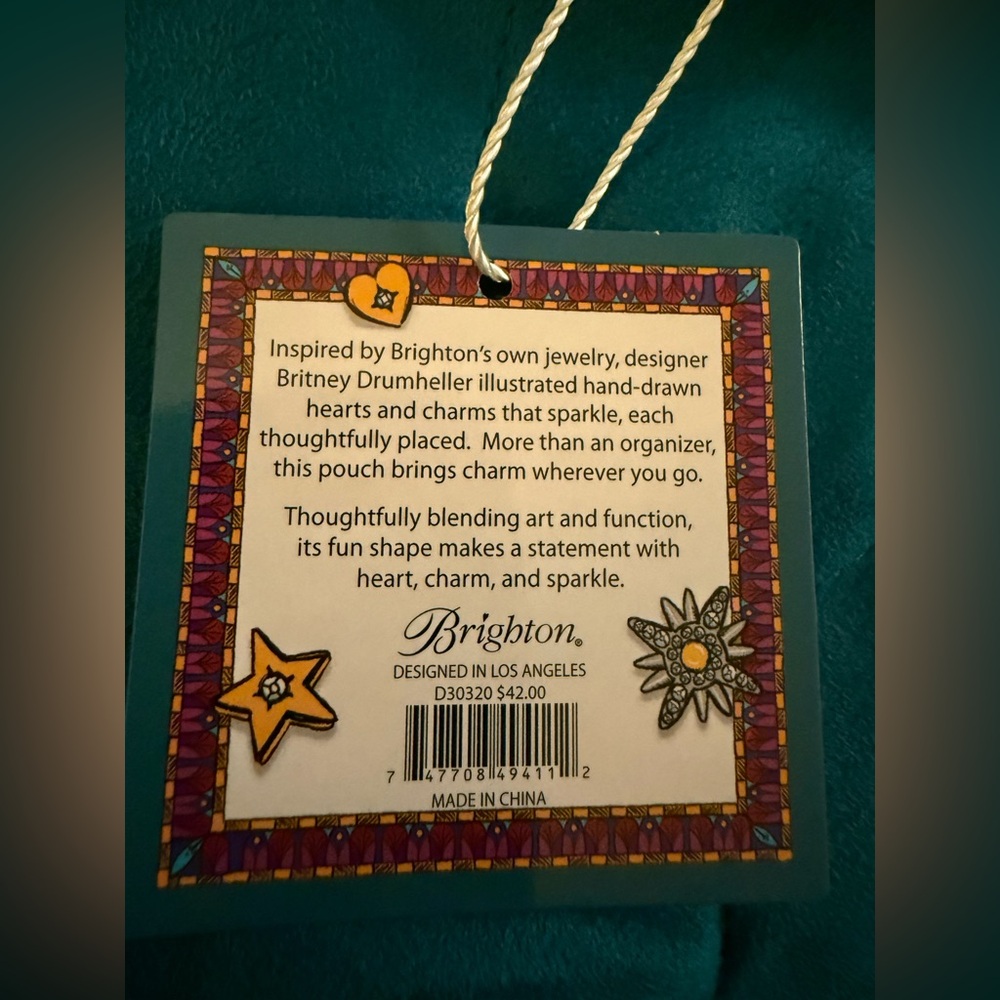 Brighton Charmed Love Drawstring Jewelry Pouch - Picture 5 of 5
